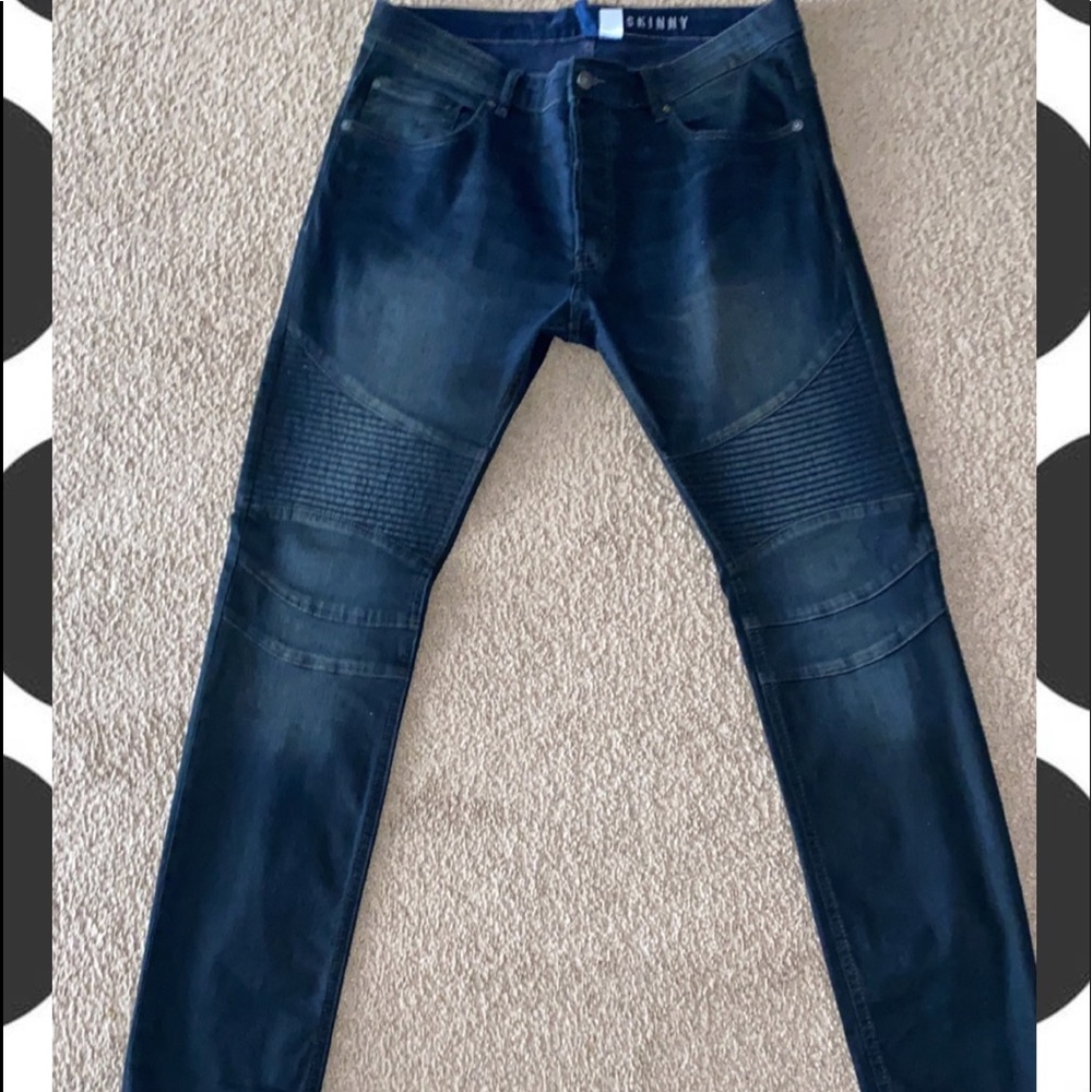 Men’s H&M Balmain Print Skinny Jeans
